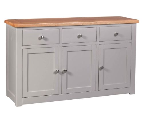 Homestyle GB Diamond Painted Oak Large Sideboard