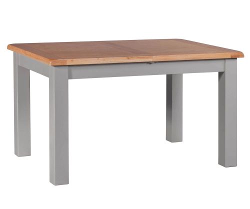 Homestyle GB Diamond Painted Oak Medium Extending Dining Table