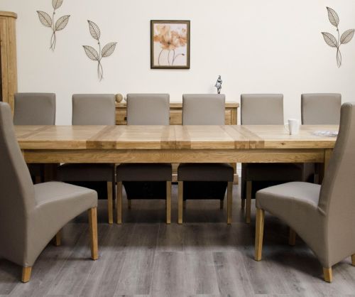 Homestyle GB Deluxe Twin Leaf Large Extending Dining Table