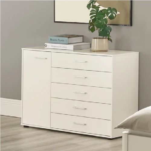 Wiemann Genf 1 Door 5 Drawer Combi Dresser