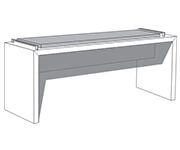 Wiemann Bari Anthracite Faux Leather Dressing Bench