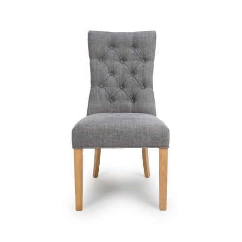 Furniture Link Eaton Grey Dining Chair in Pair