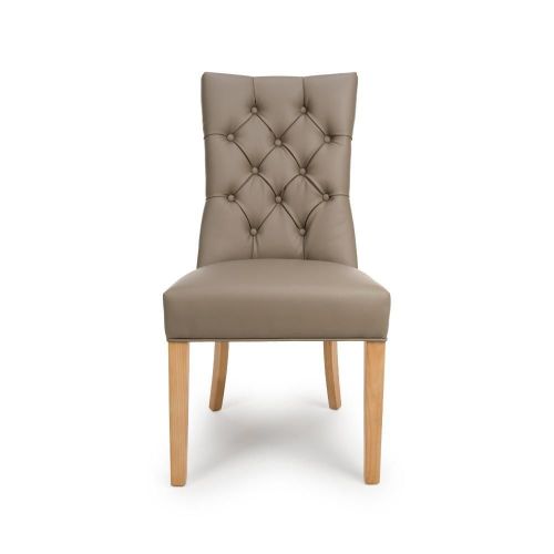 Furniture Link Eaton Taupe Dining Chair in Pair