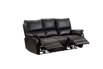 Furniture Link Esprit Black Power 3 Seater Sofa