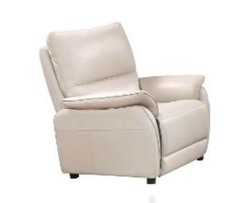 Furniture Link Esprit Chalk Leather Power Recliner Armchair