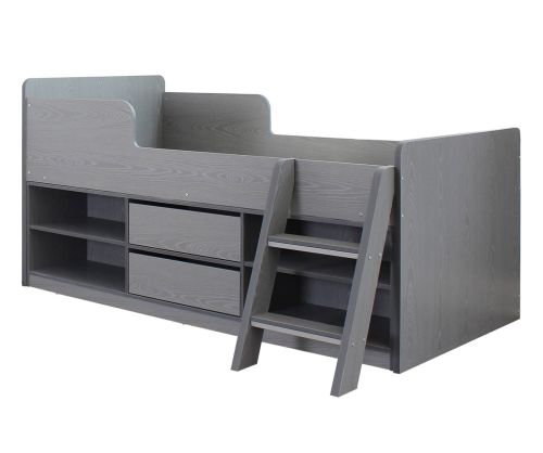 Seconique Felix Grey Low Sleeper Bed