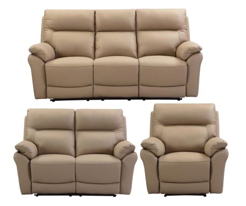 Furniture Link Foster Latte Power Recliner 3+2+1 Sofa Set