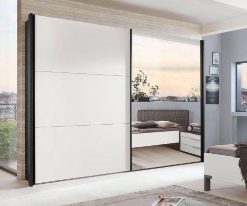 Wiemann Glasgow Pebble Grey 2 Door Sliding Wardrobe – H216cm