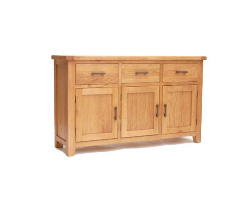 Furniture Link Hampshire Solid Oak Large Sideboard