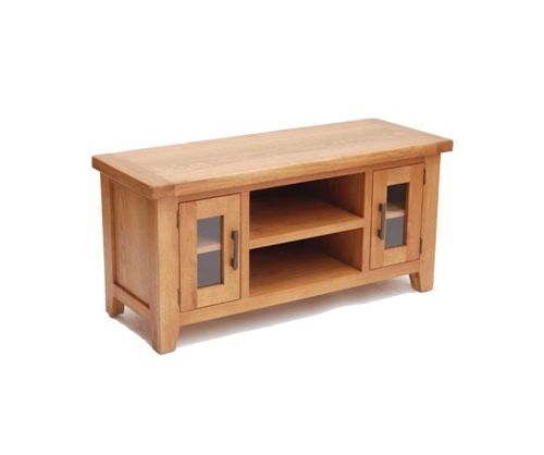 Furniture Link Hampshire Solid Oak Large TV Unit