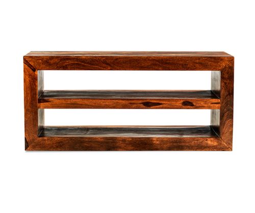 Heritance Cube Sheesham Open Media Unit