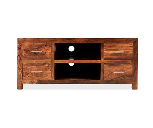 Heritance Cube Sheesham Plasma TV Unit