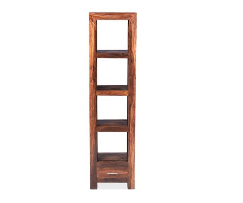 Heritance Cube Sheesham Slim Jim Bookcase