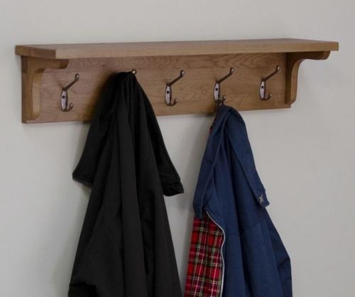 Homestyle GB Rustic Oak Coat Rack