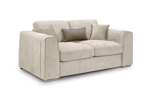 Valante Beige Fabric 2 Seater Sofa
