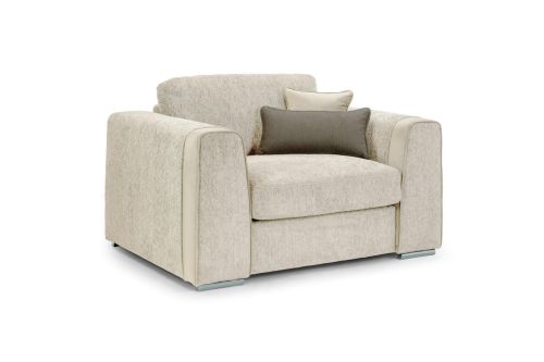 Valante Beige Fabric Armchair