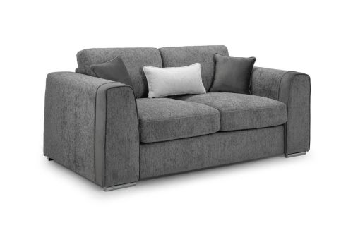 Valante Grey Fabric 2 Seater Sofa