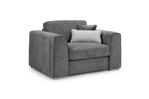 Valante Grey Fabric Armchair
