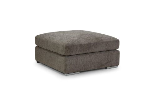 Valante Mocha Fabric Footstool