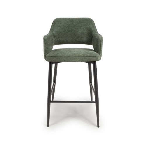 Furniture Link Ted Green Bar Chair in Pair
