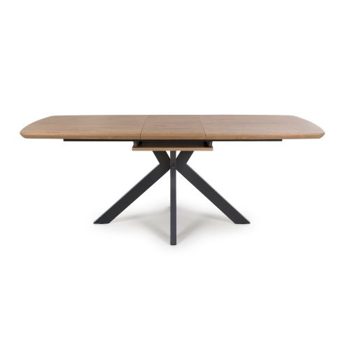 Furniture Link Boston Smoked Oak 160cm-200cm Extending Dining Table Only