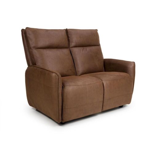 Furniture Link Tucson Brown Heated Fixed 2 Seater Sofa