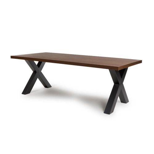 Furniture Link Dallas Smoked Oak Dining Table Only - 220cm