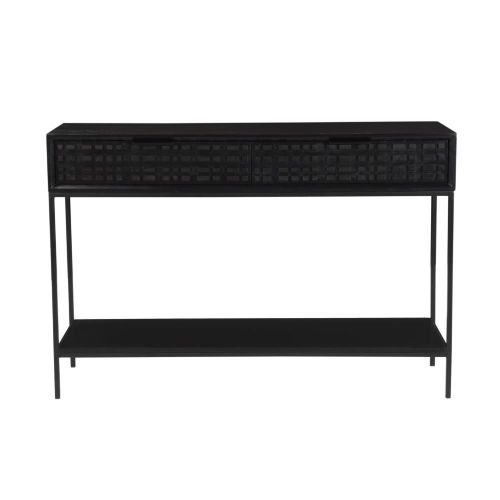 Furniture Link Fusion Black Console Table