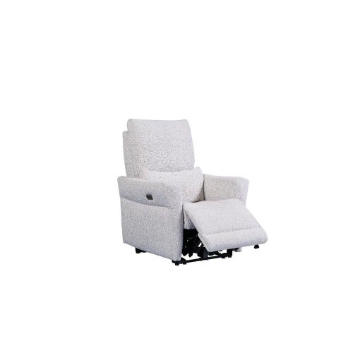 Furniture Link Jagger Biscuit Fabric Power Recliner Armchair