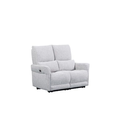 Furniture Link Jagger Dove Fabric Power Recliner 2 Seater Sofa