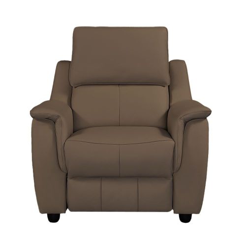Furniture Link Milano Dark Taupe Power Recliner Armchair