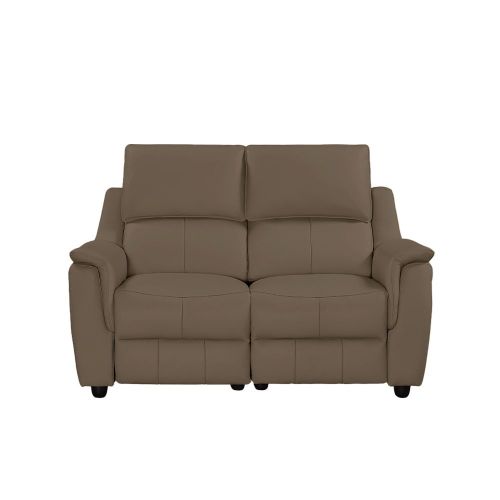 Furniture Link Milano Dark Taupe Power Recliner 2 Seater Sofa