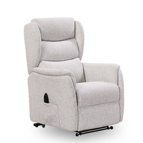 Furniture Link Newbury Biscuit Fabric Twin Motor Lift Chair