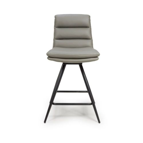 Furniture Link Nobo Truffle Swivel Counter Chair in Pair