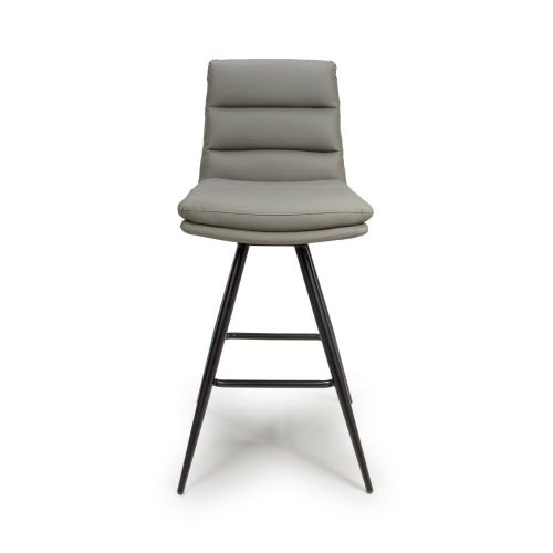 Furniture Link Nobo Truffle Swivel Bar Chair in Pair