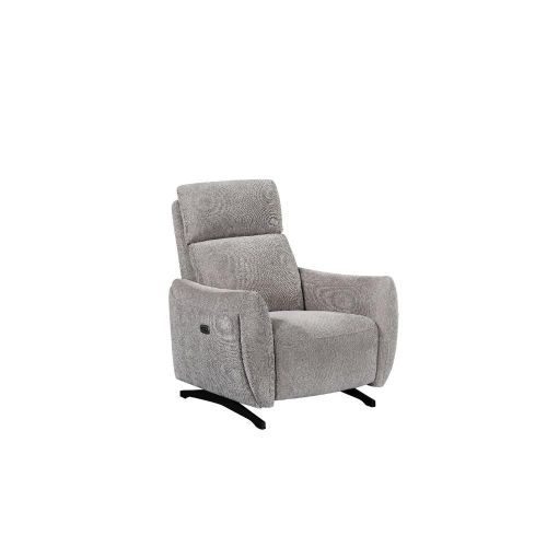 Furniture Link Ryder Natural Fabric Power Recliner Armchair