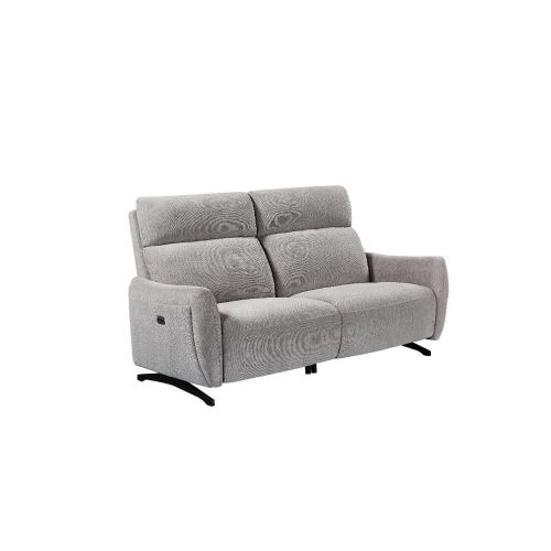 Furniture Link Ryder Natural Fabric Power Recliner 3 Seater Sofa