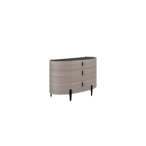 Furniture Link Siena Beige Small 3 Drawer 2 Door Chest