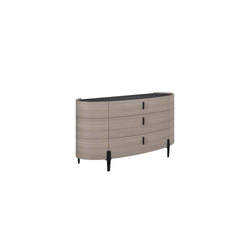Furniture Link Siena Beige Large 3 Drawer 2 Door Chest