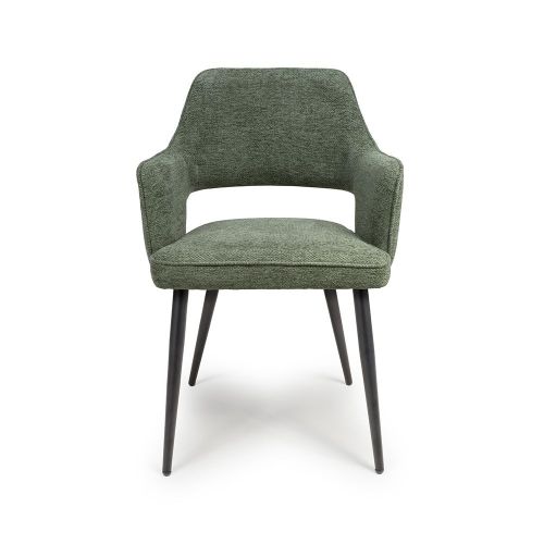Furniture Link Ted Green Dining Chair in Pair