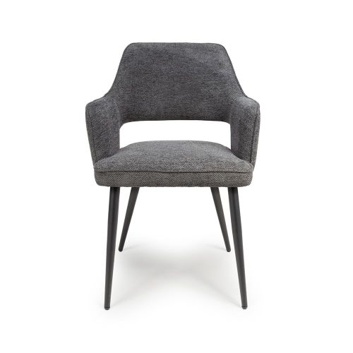 Furniture Link Ted Grey Dining Chair in Pair