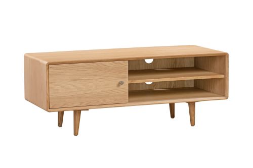 Furniture Link Jenson Light Oak 1 Door TV Unit