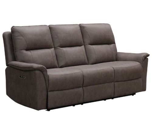 Furniture Link Kansas Truffle Fabric 3 Seater Sofa