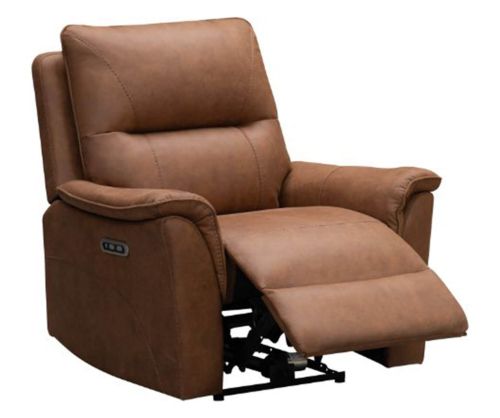 Furniture Link Kansas Tan Fabric Recliner Armchair