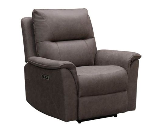 Furniture Link Kansas Truffle Fabric Recliner Armchair