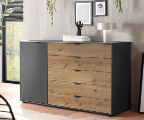 Wiemann Lagos 1 Door 5 Drawer Combination Dresser