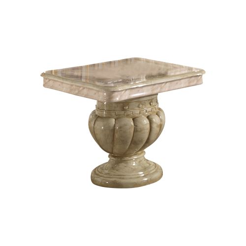 Ben Company Betty Onyx Finish Italian Lamp Table