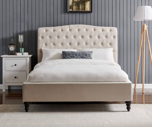 Limelight Rosa Natural Fabric Bed Frame