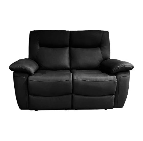 Lucia Black Power Recliner 2 Seater Sofa