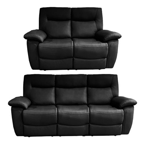 Lucia Black Power Recliner 3+2 Sofa Set 